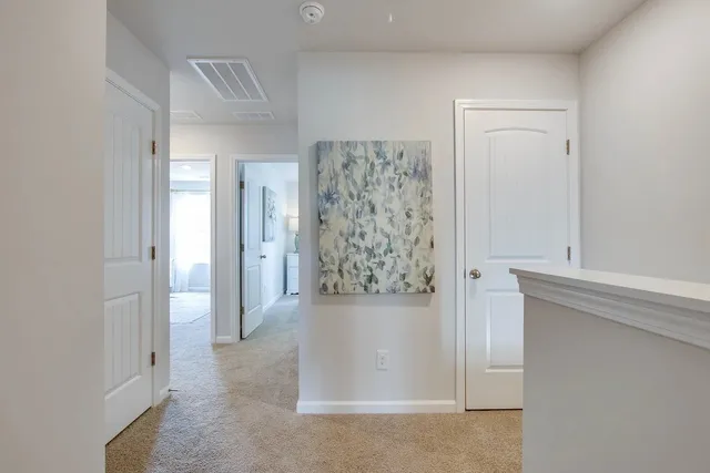 a view of entryway with white walls