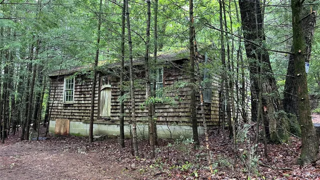 a view of water pond with green space