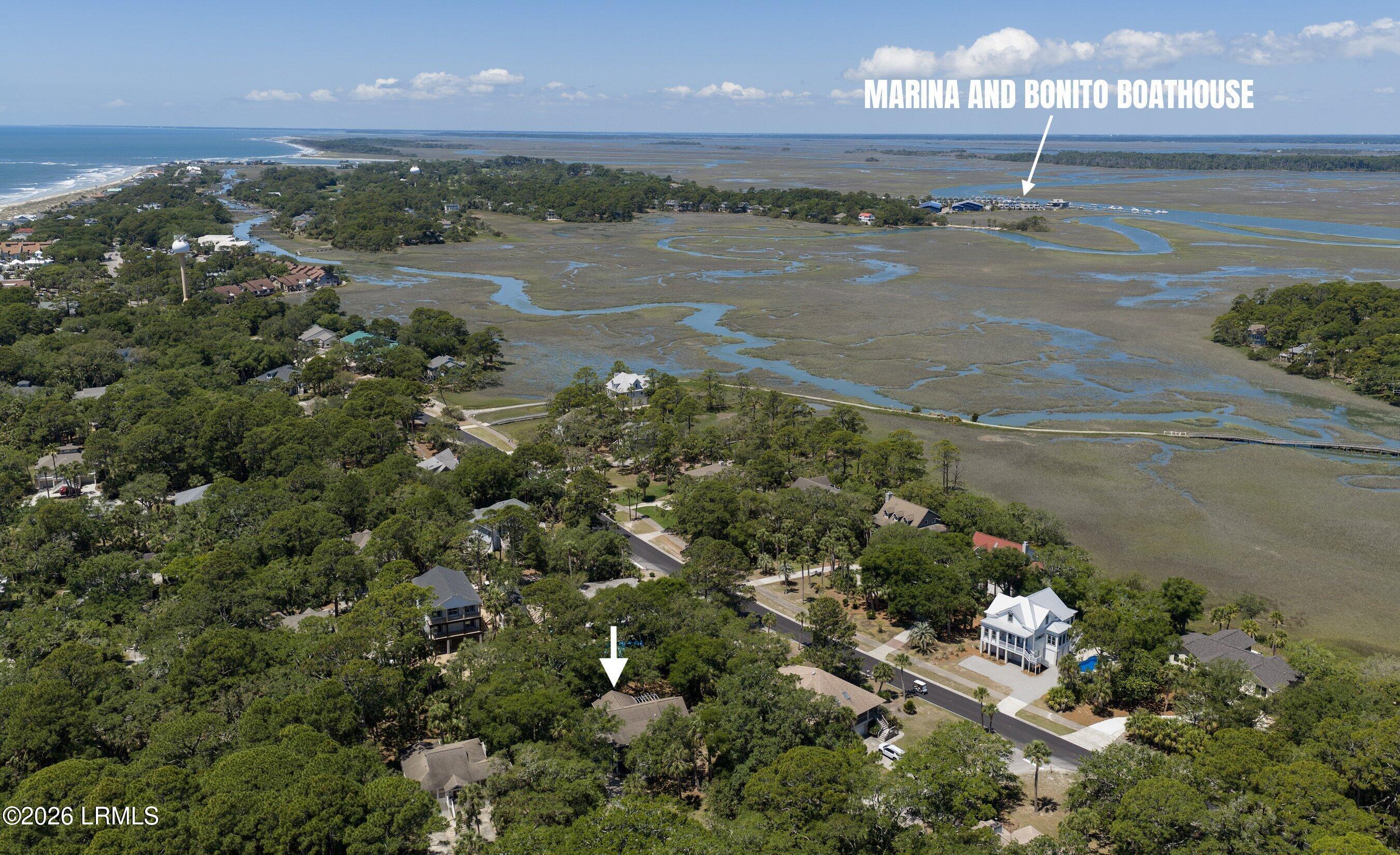 703 Seahorse Road Fripp Island, SC 29920 - Photo 38 of 51 Aerial