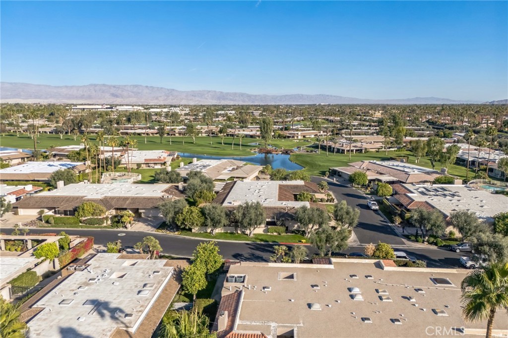 1 Radcliff Court Rancho Mirage, CA 92270 - Photo 45 of 52 an aerial view of a city with lots of residential buildings