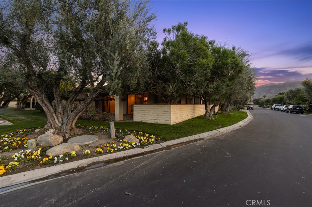 1 Radcliff Court Rancho Mirage, CA 92270 - Photo 47 of 52 a view of a street with a tree in the background