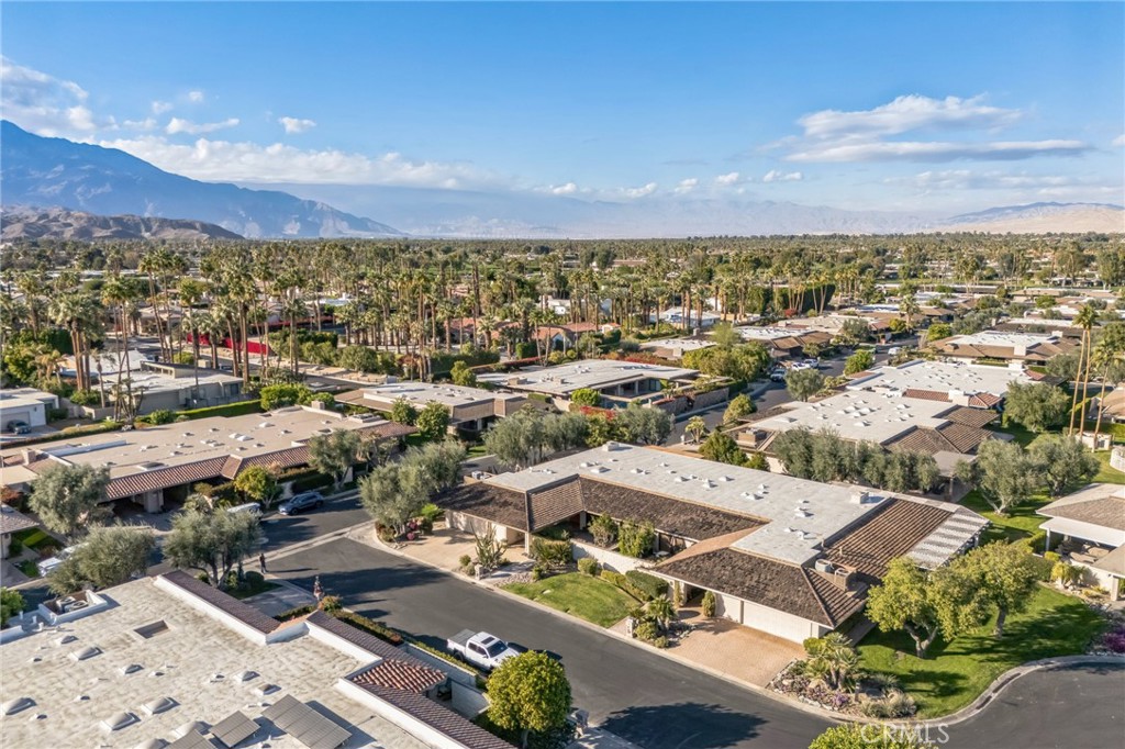 1 Radcliff Court Rancho Mirage, CA 92270 - Photo 50 of 52 an aerial view of residential houses with outdoor space
