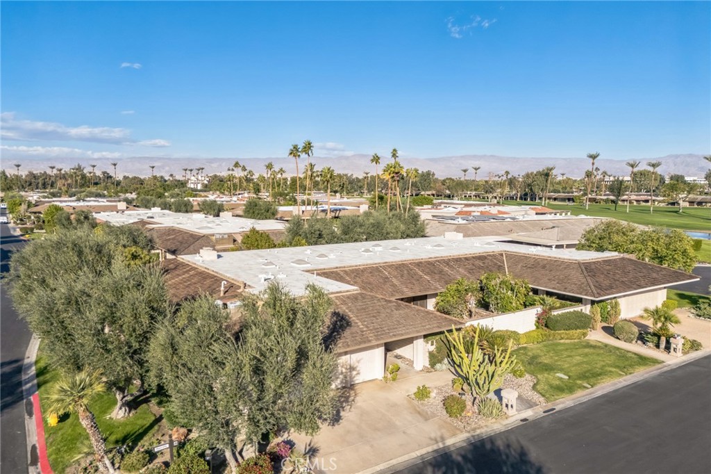 1 Radcliff Court Rancho Mirage, CA 92270 - Photo 5 of 52 an aerial view of residential houses with outdoor space