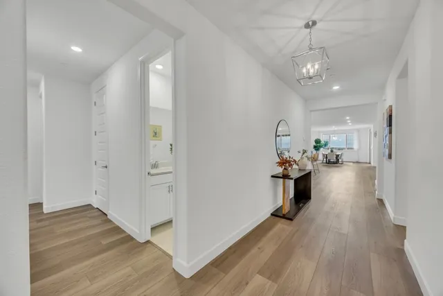 a bathroom with sink and a mirror