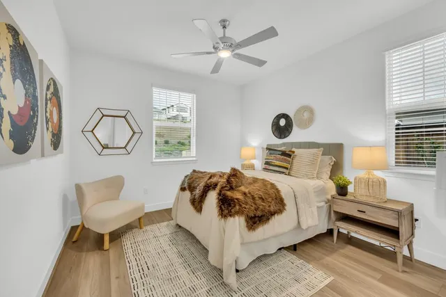 a view of a kitchen from the hallway