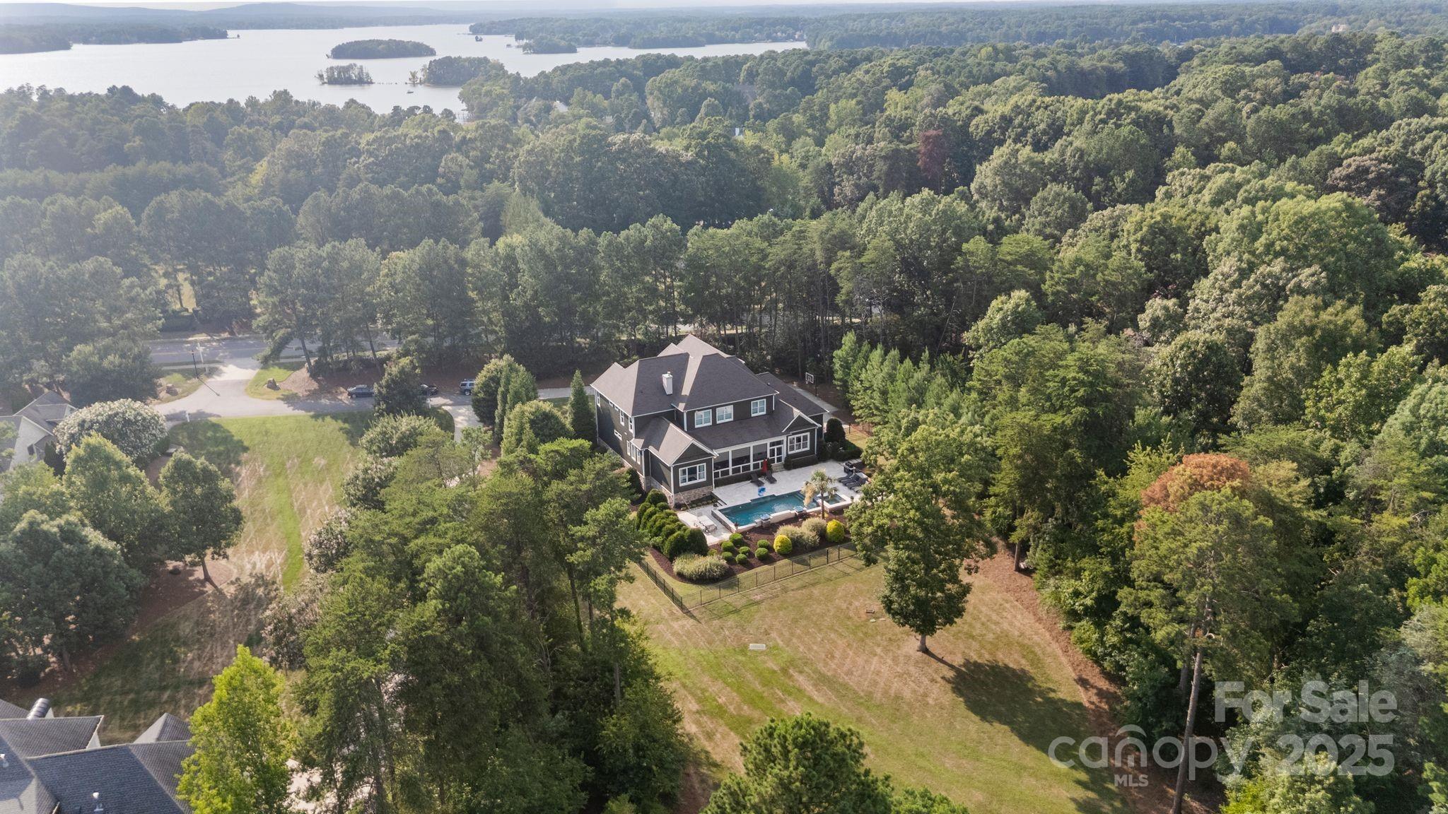 2051 Brawley School Road Mooresville, NC 28117 - Photo 46 of 47 an aerial view of a house with a yard