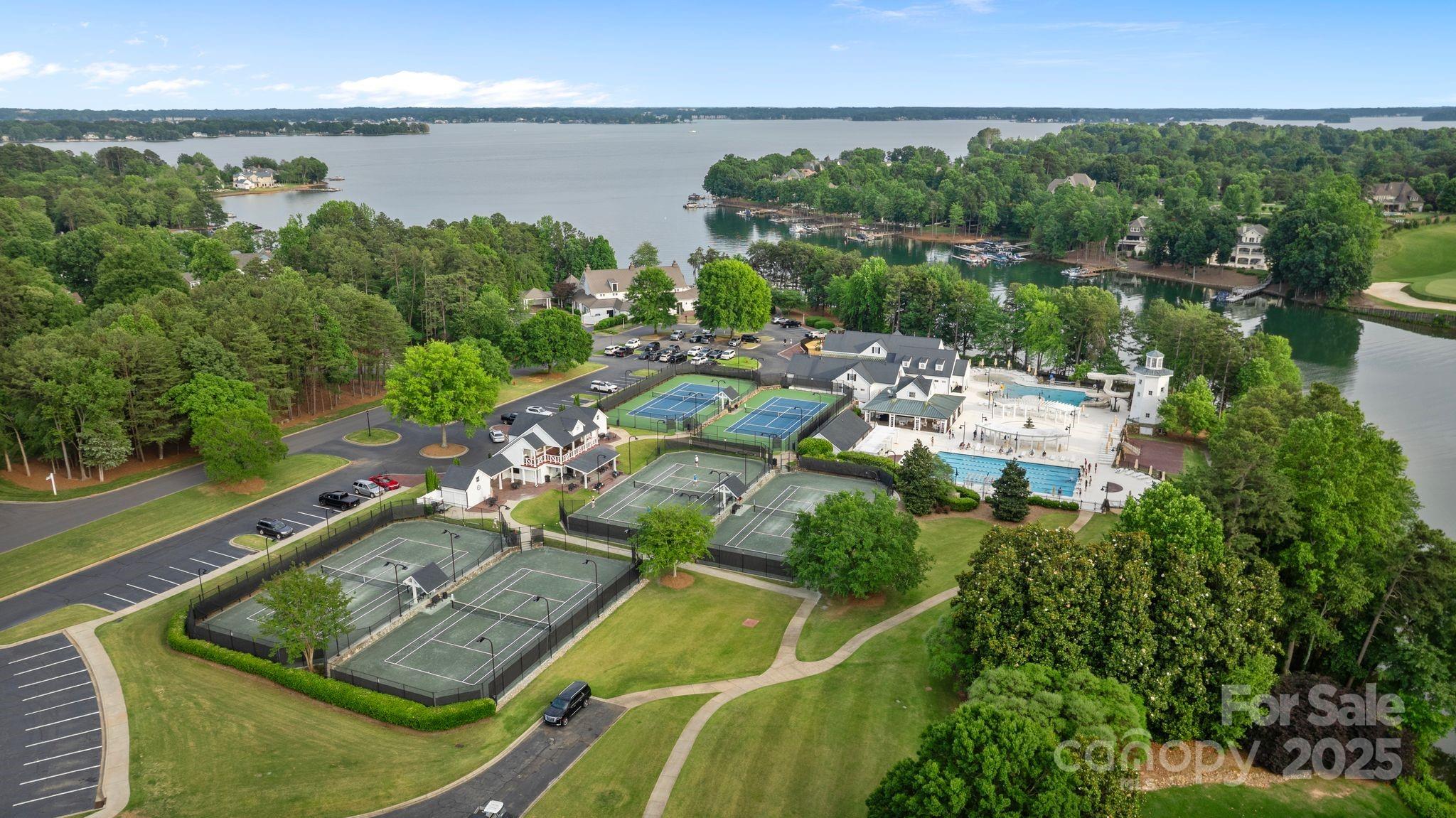 2051 Brawley School Road Mooresville, NC 28117 - Photo 47 of 47 an aerial view of a house with a lake view