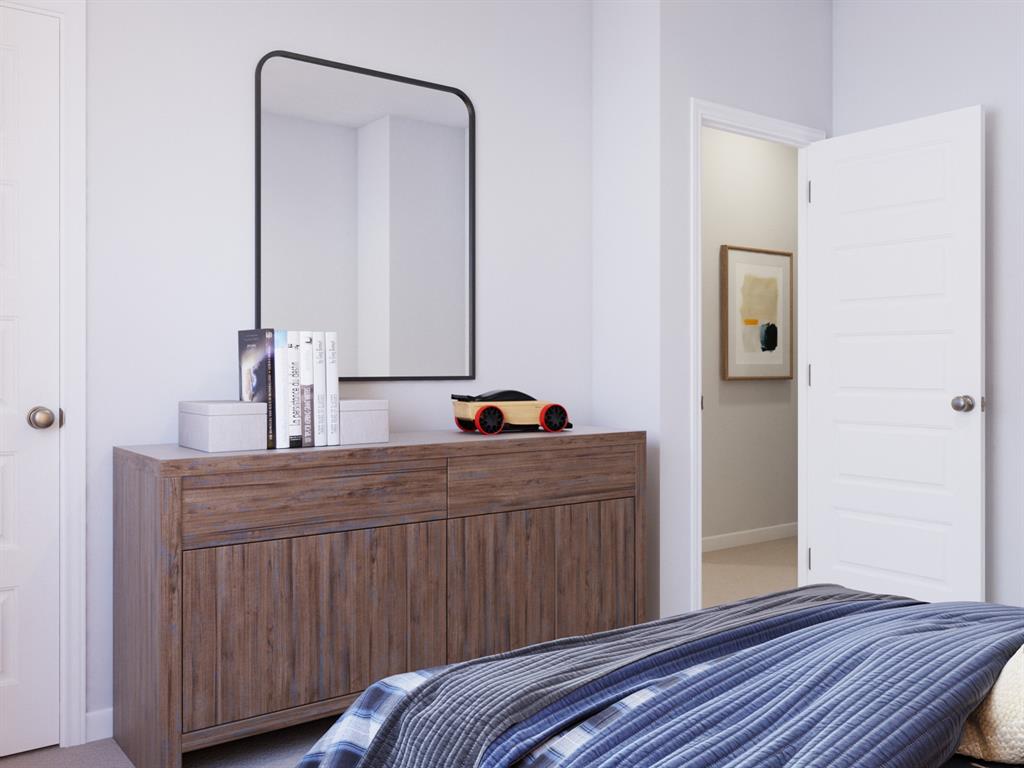 1510 Romans Road Ennis, TX 75119 - Photo 34 of 40 a bedroom with a bed and a mirror