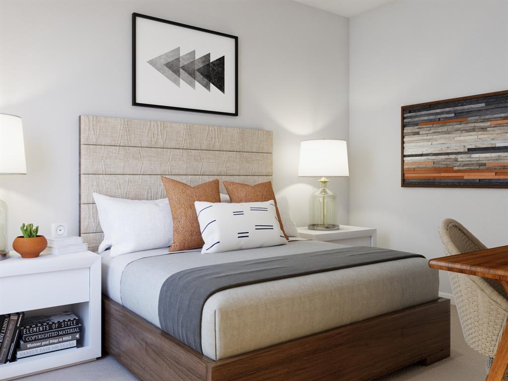 1510 Romans Road Ennis, TX 75119 - Photo 36 of 40 a bedroom with a bed and wall painting