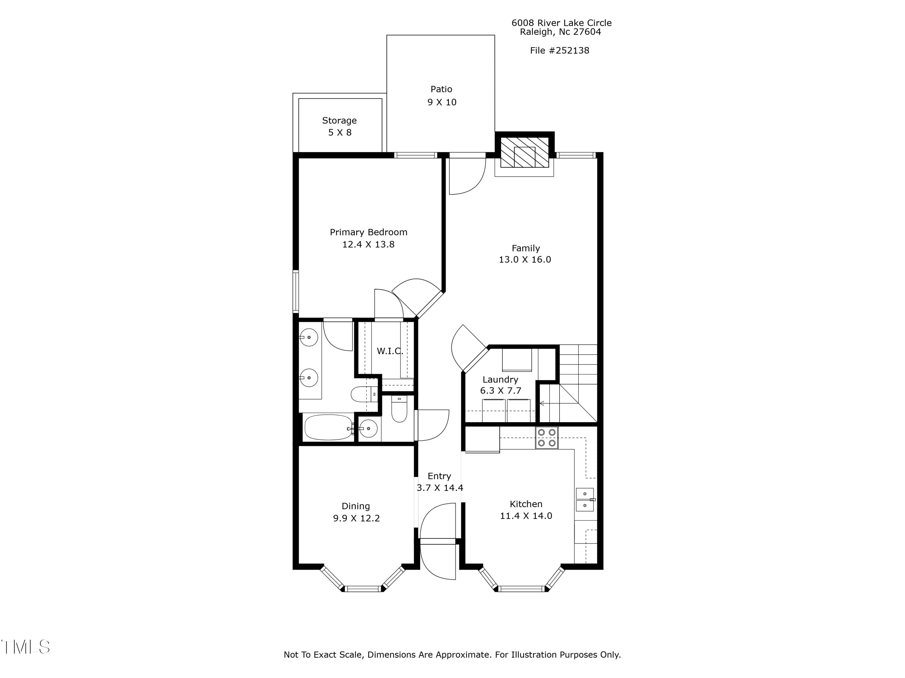 6008 River Lake Circle Raleigh, NC 27604 - Photo 24 of 25 a picture of a bench in front of a wall
