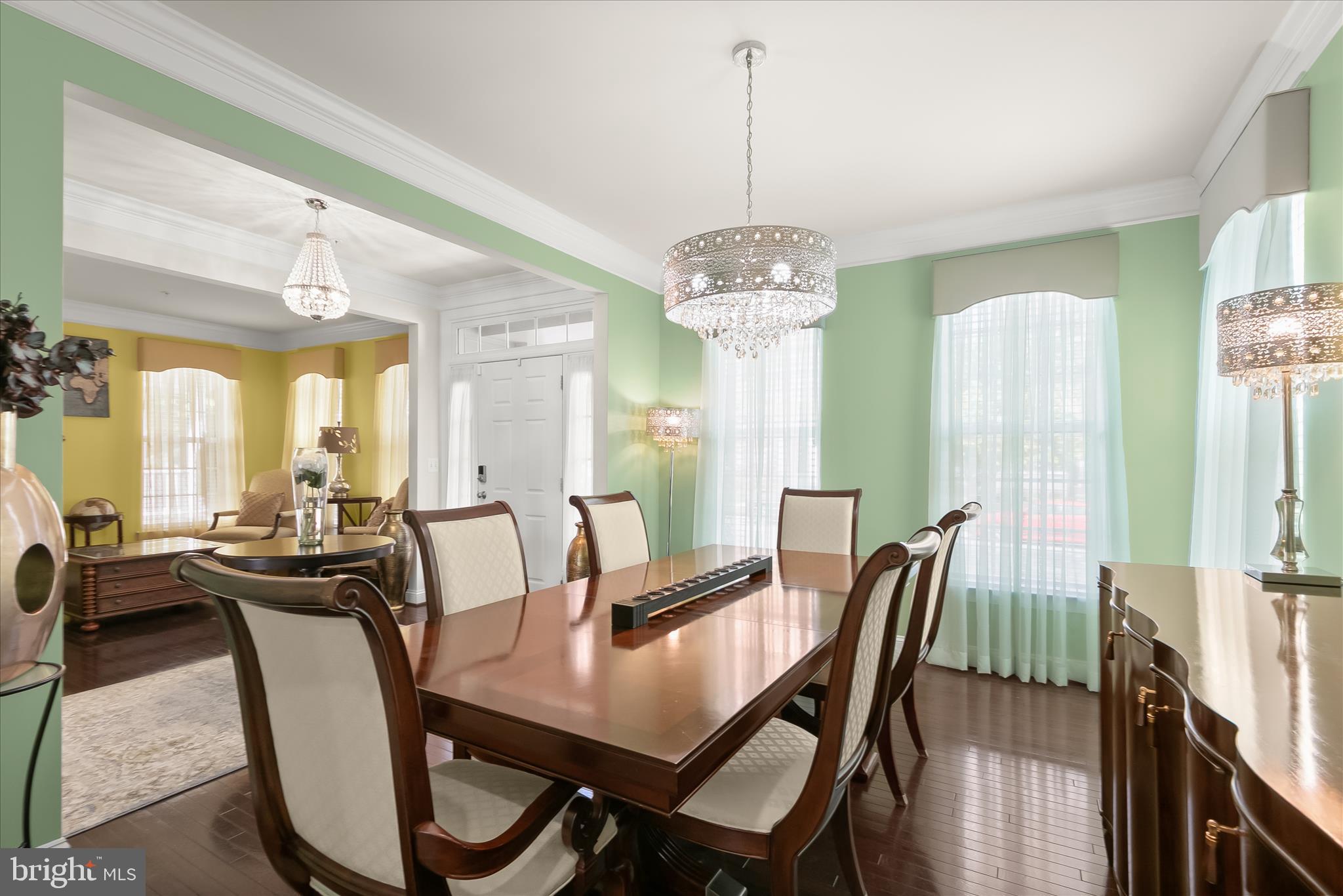 13502 Windy Meadow Lane Silver Spring, MD 20906 - Photo 17 of 74 a view of a dining room with furniture window and outside view