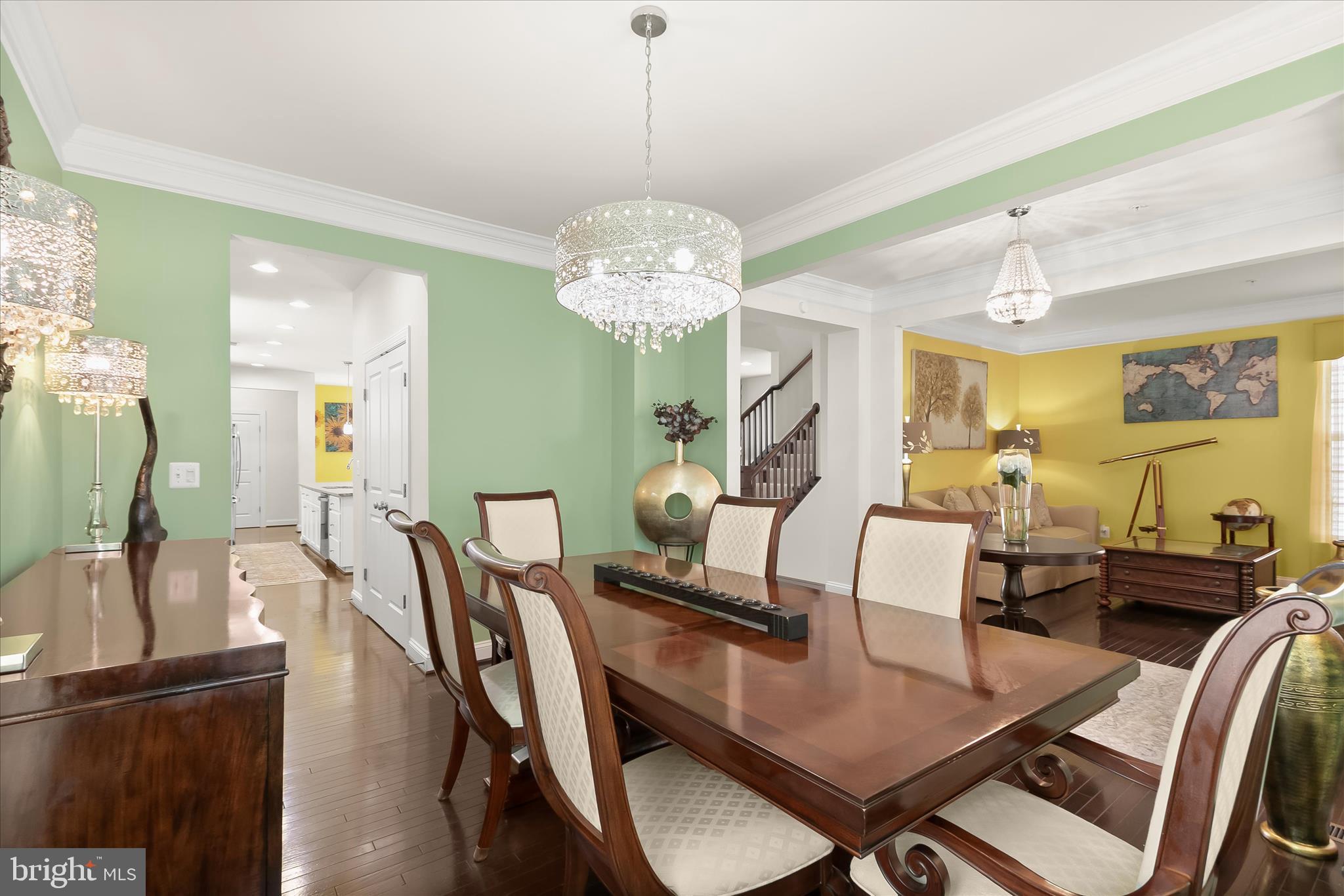 13502 Windy Meadow Lane Silver Spring, MD 20906 - Photo 18 of 74 a view of a dining room with furniture and wooden floor
