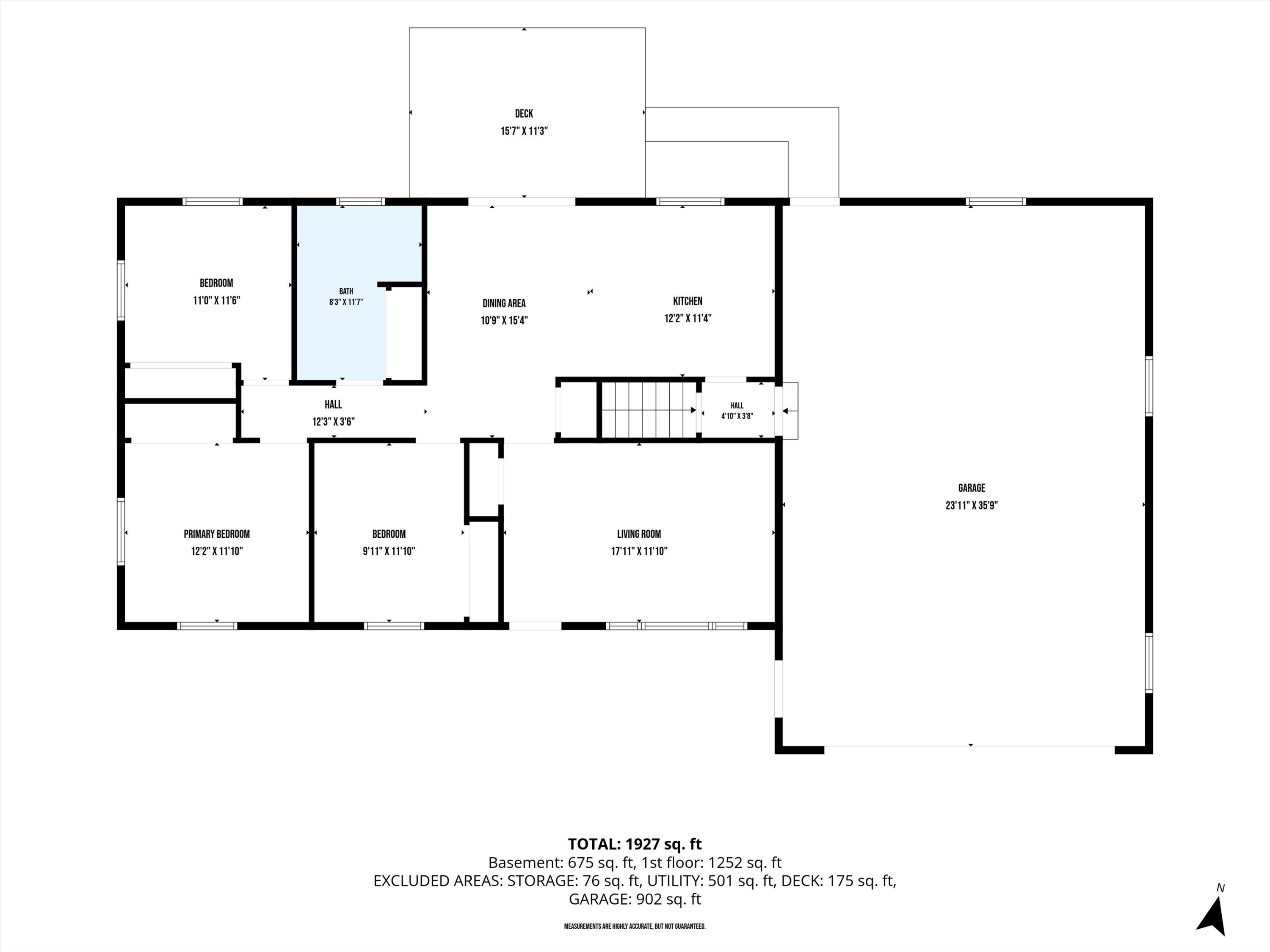 217 East Samz Road Mishicot, WI 54228 - Photo 41 of 43 Main Level Floor Plan of House & attached 4 car heated garage