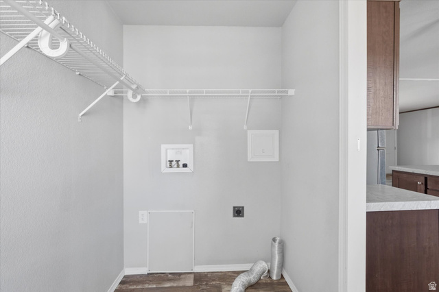 433 North 750 West Logan, UT 84321 - Photo 18 of 40 Dedicated utility space featuring durable wood-finish flooring