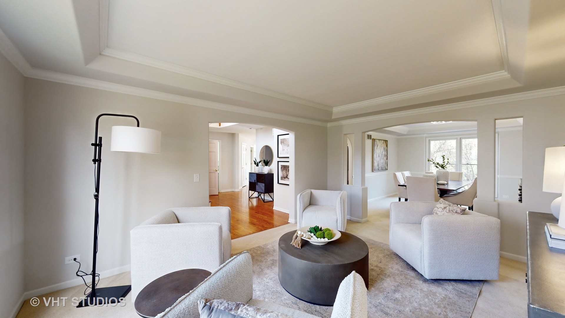 724 Sigmund Road Naperville, IL 60563 - Photo 17 of 44 a living room with furniture and a table
