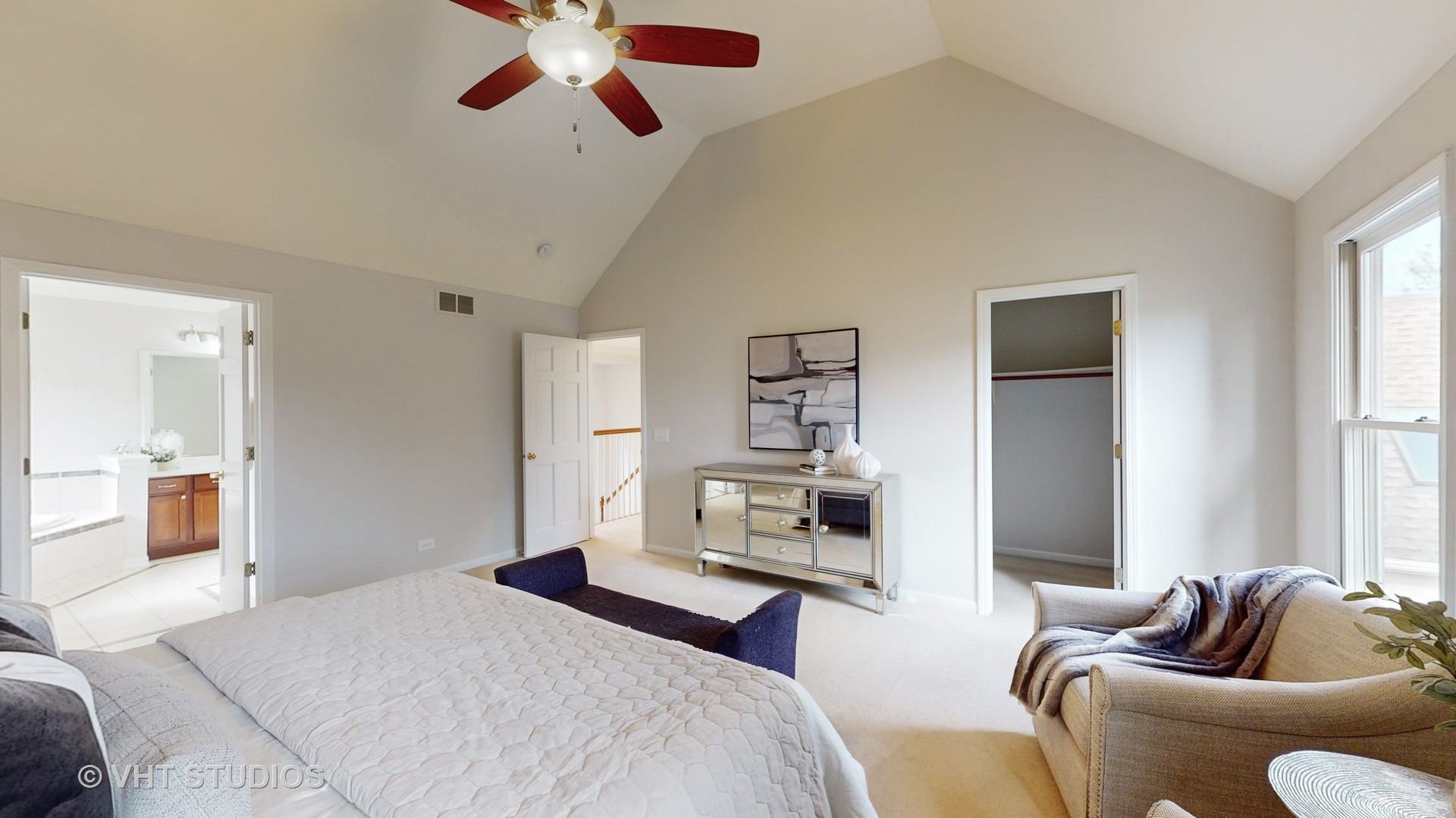 724 Sigmund Road Naperville, IL 60563 - Photo 23 of 44 a bedroom with furniture and a window