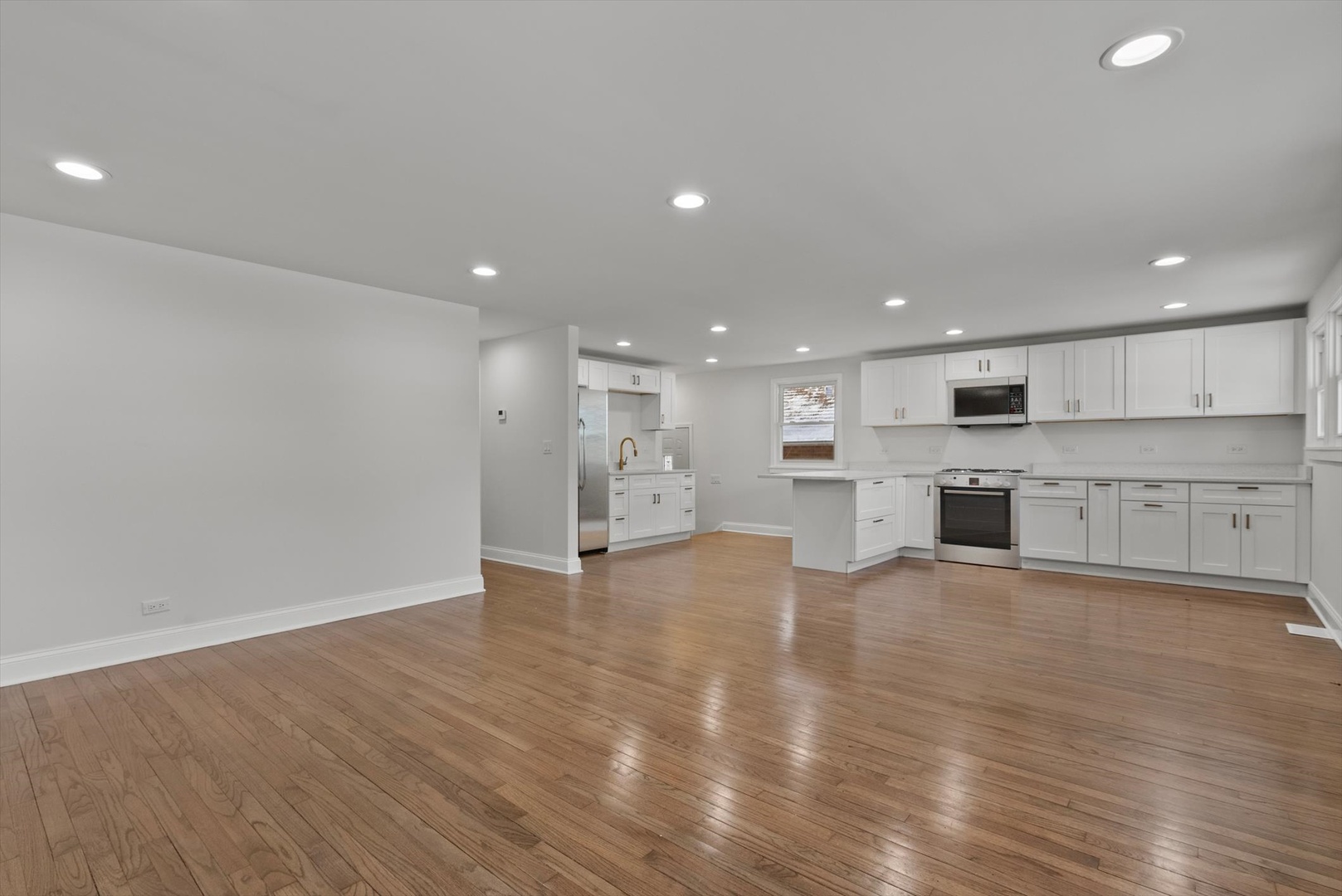 3735 169th Street Country Club Hills, IL 60478 - Photo 4 of 17 a view of kitchen with wooden floor