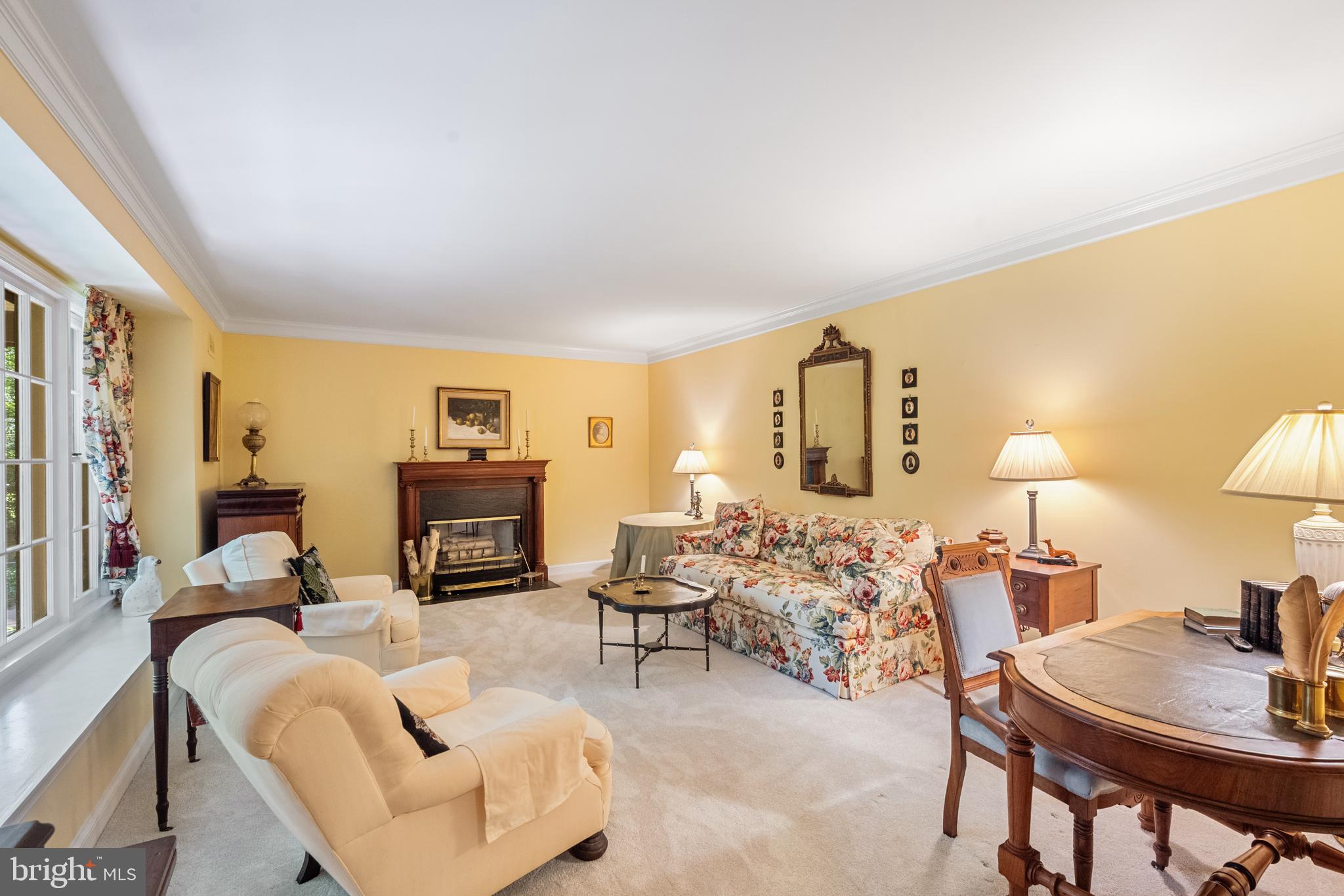 7408 Maple Branch Road Clifton, VA 20124 - Photo 11 of 93 formal living room with wood burning fireplaces