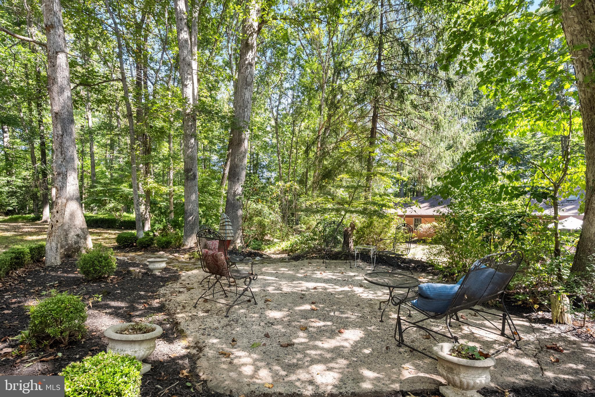 7408 Maple Branch Road Clifton, VA 20124 - Photo 65 of 93 patio of solitude! adjacent to upper yard