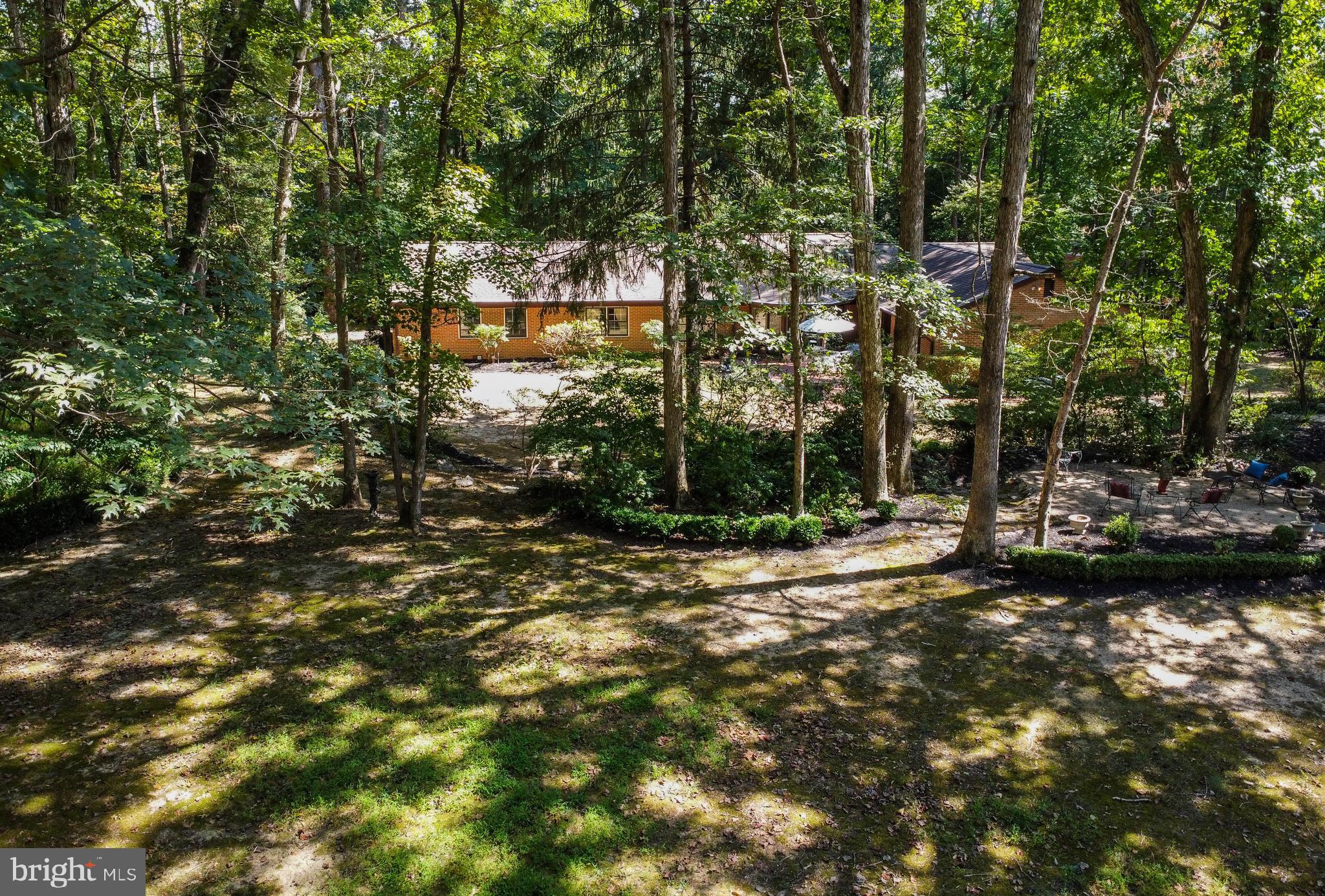 7408 Maple Branch Road Clifton, VA 20124 - Photo 70 of 93 areal to the house from upper yard