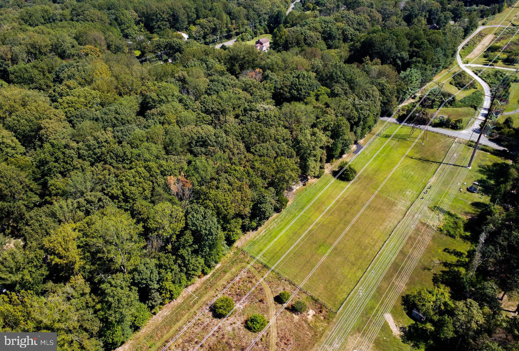 7408 Maple Branch Road Clifton, VA 20124 - Photo 74 of 93 aerial of pasture facing to Maple Branch