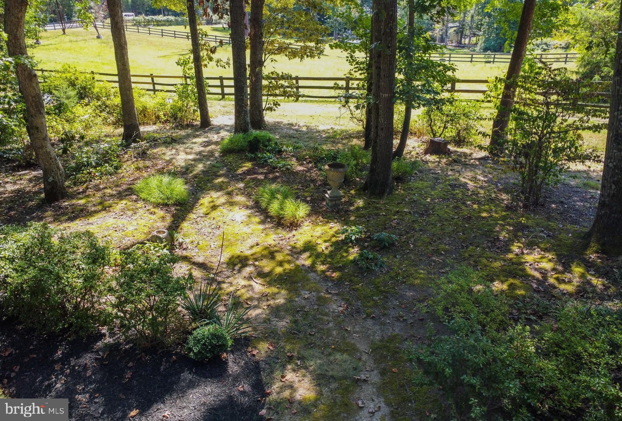 7408 Maple Branch Road Clifton, VA 20124 - Photo 87 of 93 aerial of floral garden , borders pasture