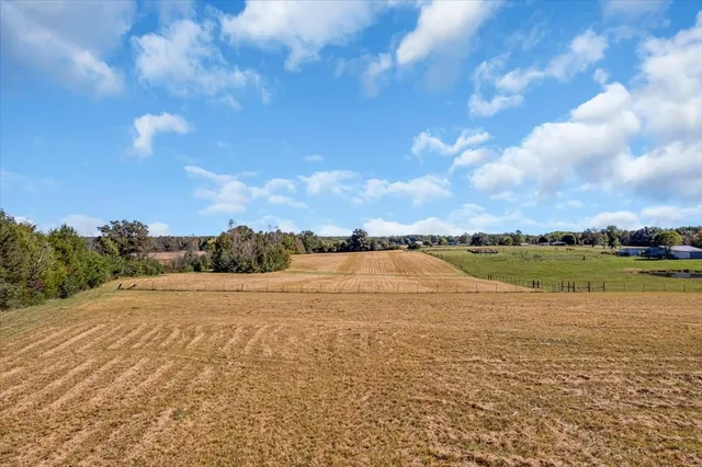 a view of an lake and city