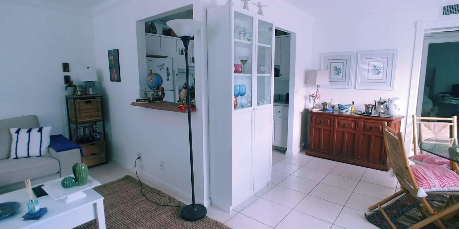 95 Monaco Boulevard, Unit B Delray Beach, FL 33446 - Photo 6 of 46 a bathroom with a sink and a mirror