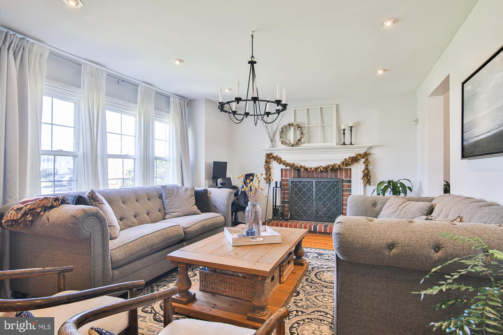 897 Longstreth Road Warminster, PA 18974 - Photo 9 of 48 Fireplace adds warmth and ambiance