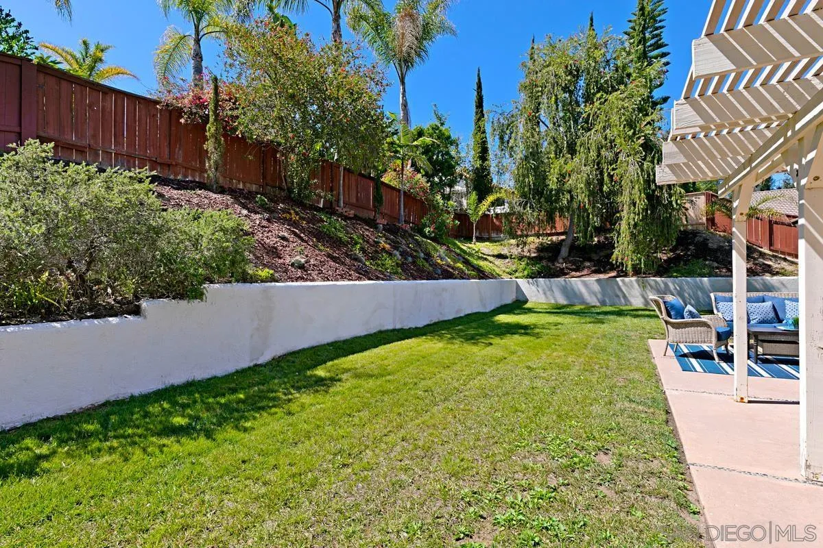 574 Gardendale Road Encinitas, CA 92024 - Photo 27 of 53 a view of yard with swimming pool and sitting area