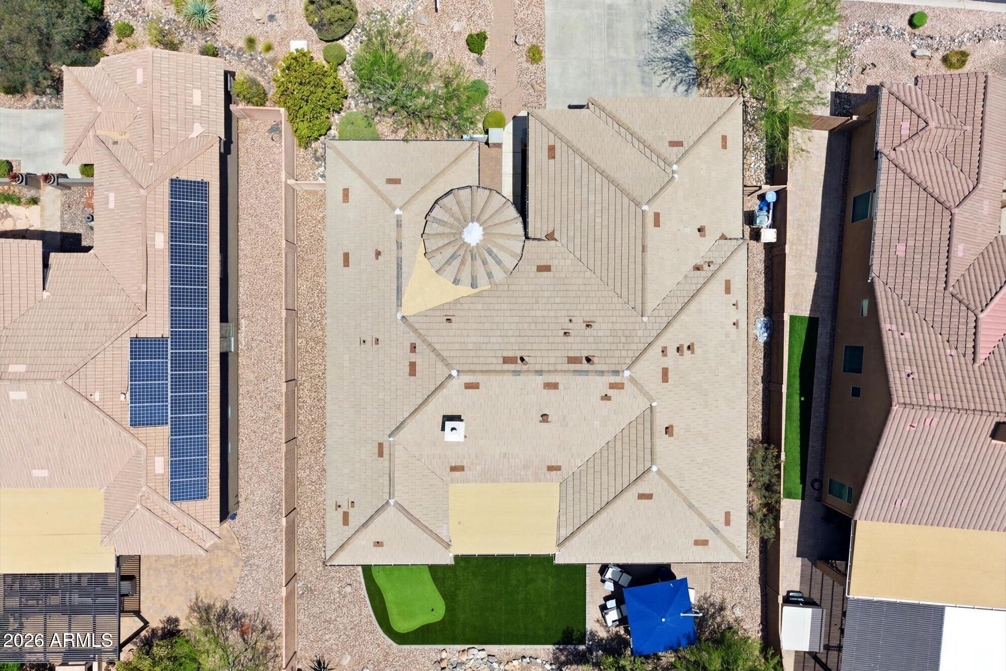 41606 North Anthem Ridge Drive Phoenix, AZ 85086 - Photo 33 of 52 32-Aerial roof view