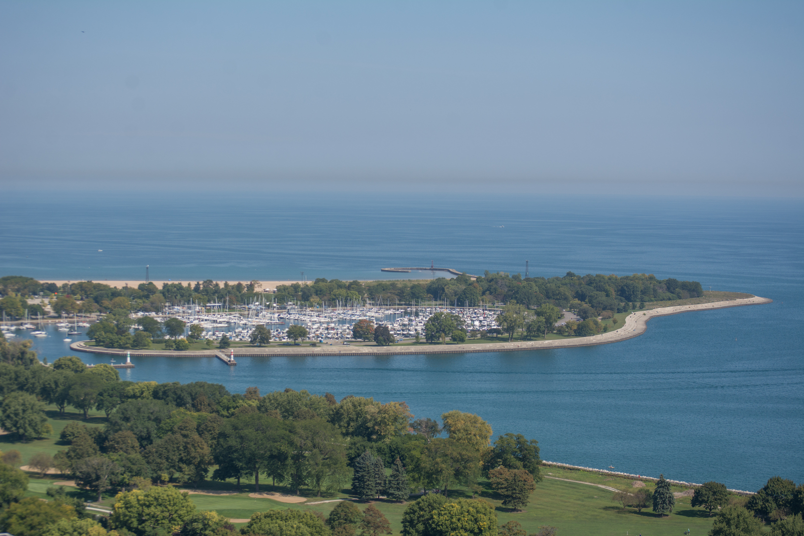 3660 North Lake Shore Drive, Unit 3910 Chicago, IL 60613 - Photo 12 of 25 an aerial view of residential building and ocean