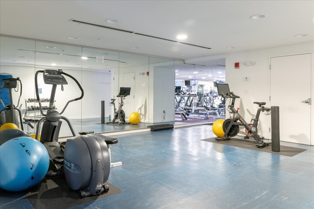 42 8th Street, Unit 5316 Boston, MA 02129 - Photo 22 of 39 a view of a room with gym equipment