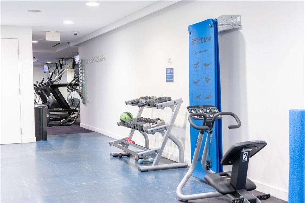 42 8th Street, Unit 5316 Boston, MA 02129 - Photo 23 of 39 a view of a room with gym equipment
