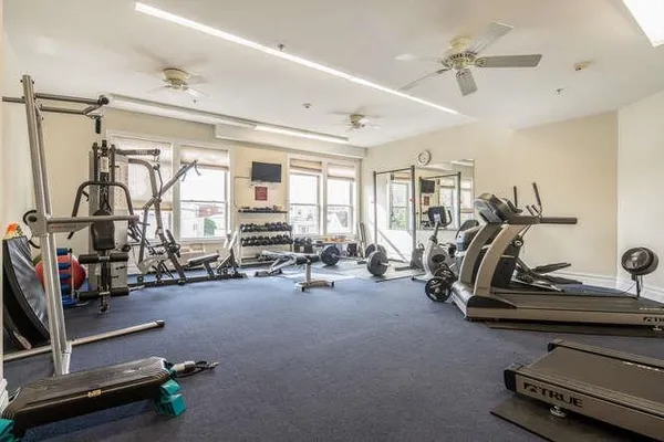 a view of a city with tall buildings