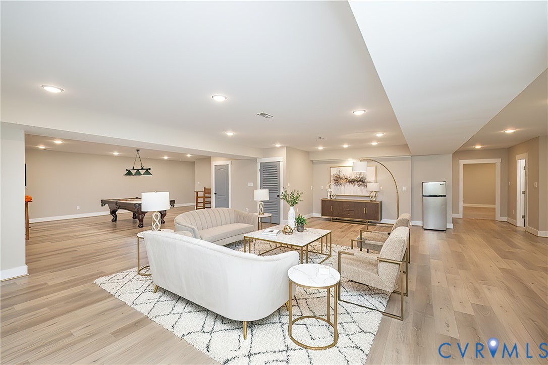 2744 Dogtown Road Goochland, VA 23063 - Photo 32 of 46 a living room with furniture and wooden floor