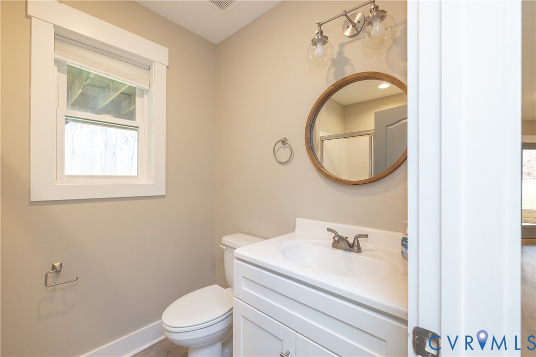 2744 Dogtown Road Goochland, VA 23063 - Photo 44 of 53 Basement full bathroom with vanity and a shower wi