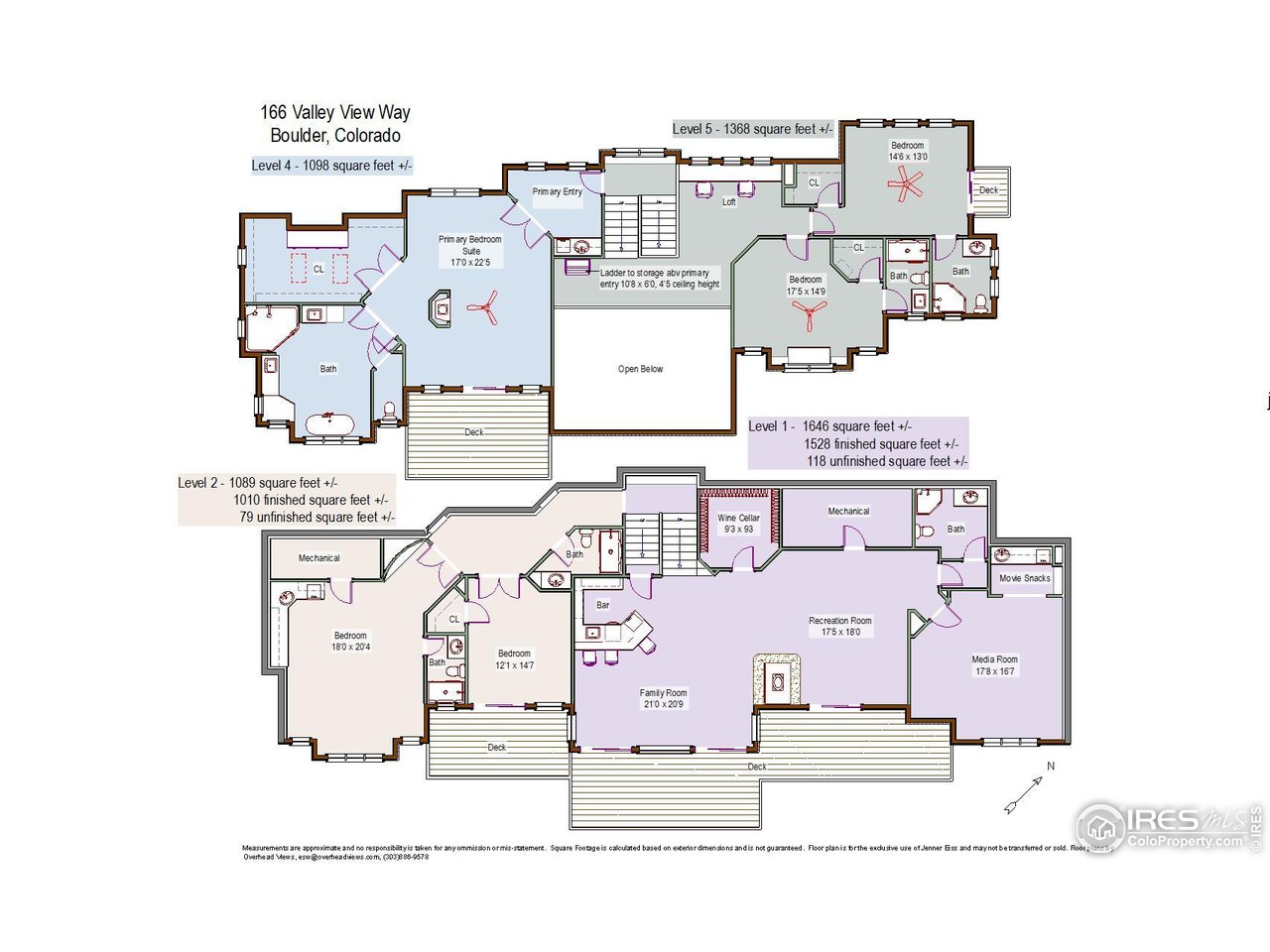 166 Valley View Way Boulder, CO 80304 - Photo 39 of 40 an aerial view of residential house with outdoor space