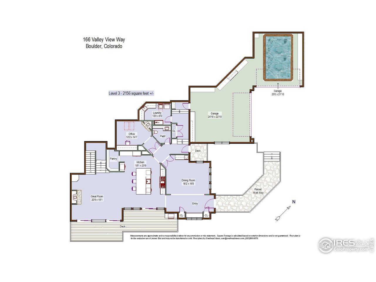 166 Valley View Way Boulder, CO 80304 - Photo 40 of 40 a picture of a room with a white wall and mirror