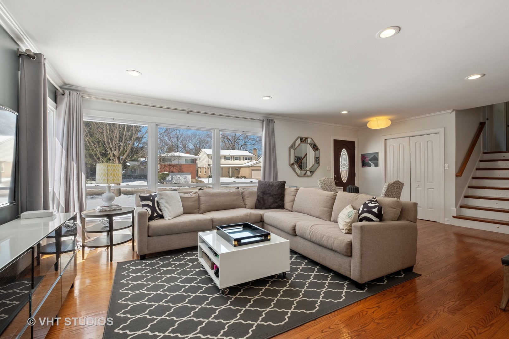 1021 Knollwood Road Deerfield, IL 60015 - Photo 2 of 20 a living room with furniture and a large window
