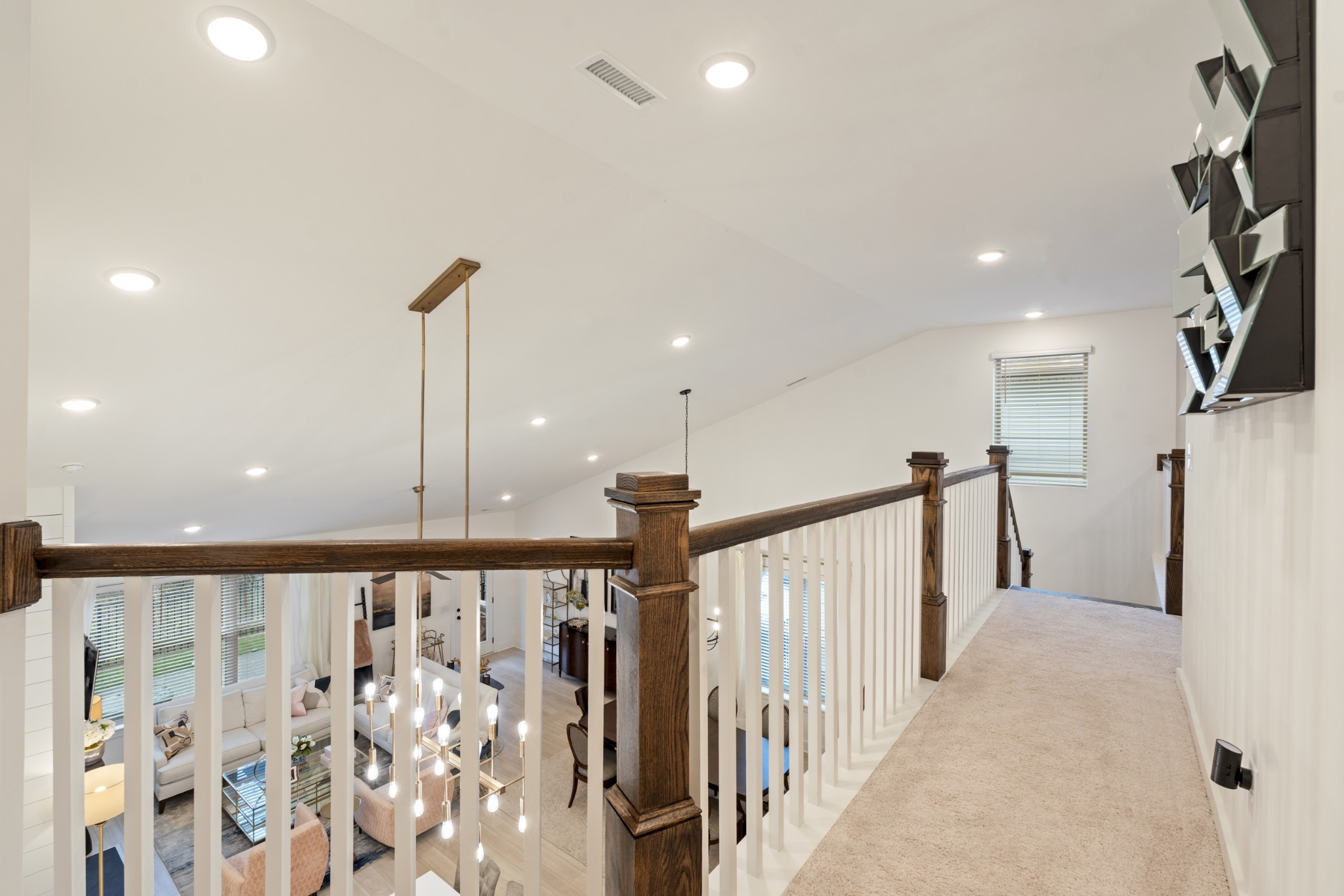 160 Cavalcade Loop Gallatin, TN 37066 - Photo 28 of 38 a view of a hallway with wooden floor and staircase