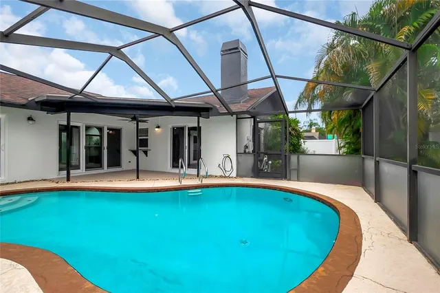 a view of outdoor space with seating area