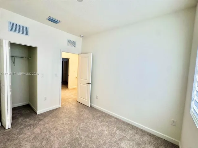 a view of an empty room