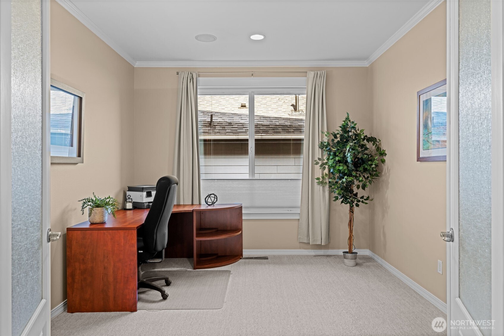 12735 Sun Break Way Northeast Redmond, WA 98053 - Photo 21 of 37 a view of work space with furniture and windows