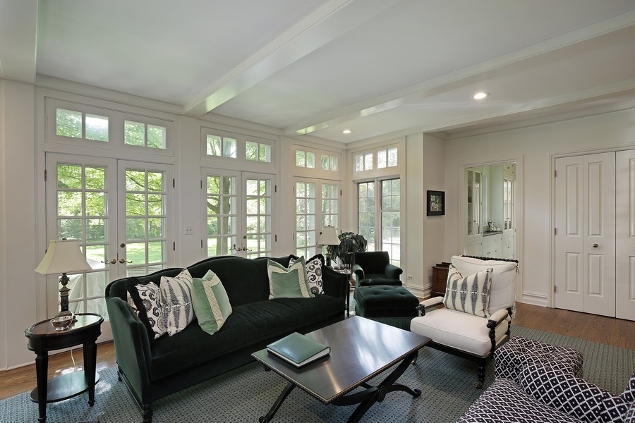 641 Briar Lane Northfield, IL 60093 - Photo 8 of 35 a living room with furniture and a large window