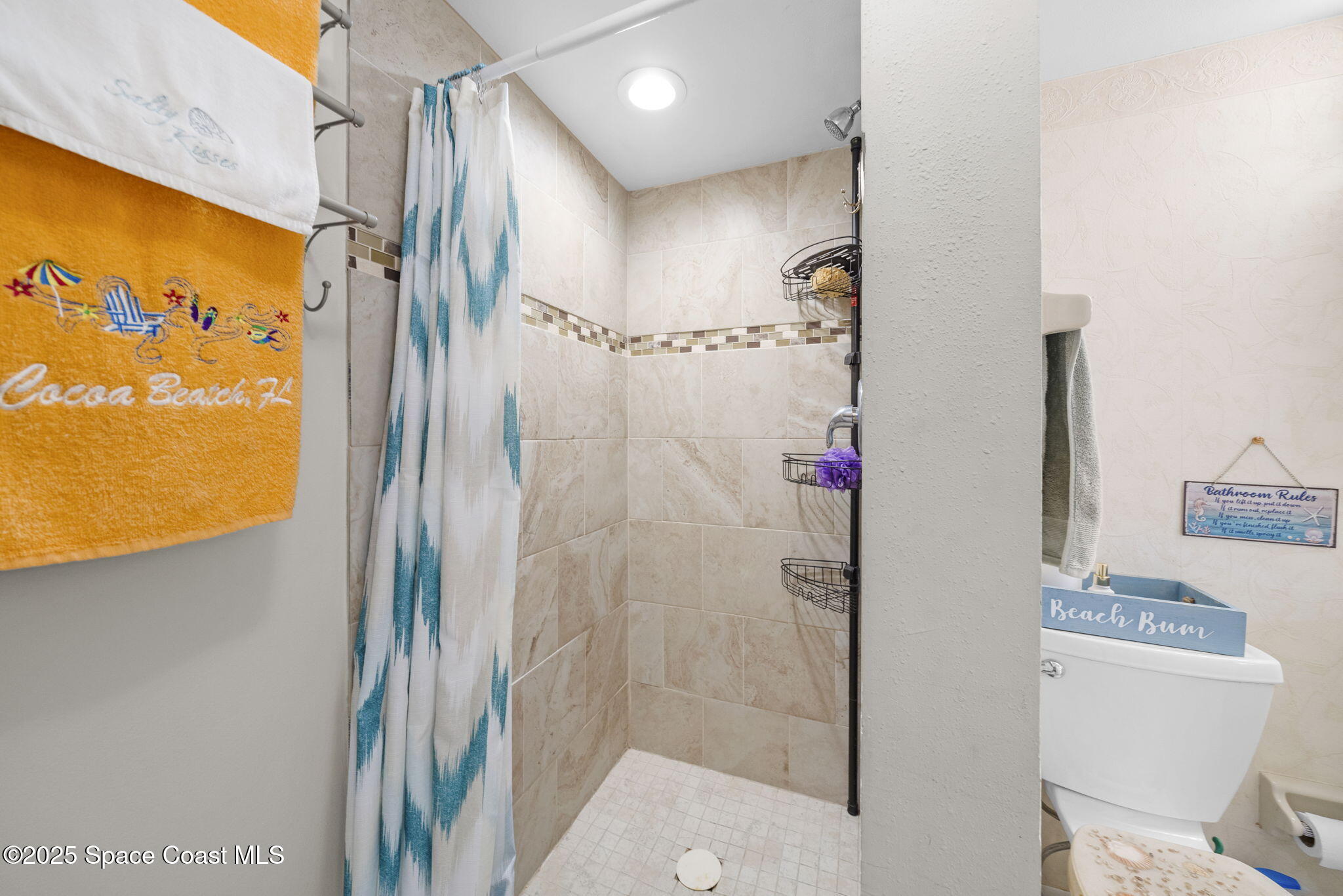 200 South Banana River Boulevard, Unit 803 Cocoa Beach, FL 32931 - Photo 18 of 46 Downstairs full bath & laundry