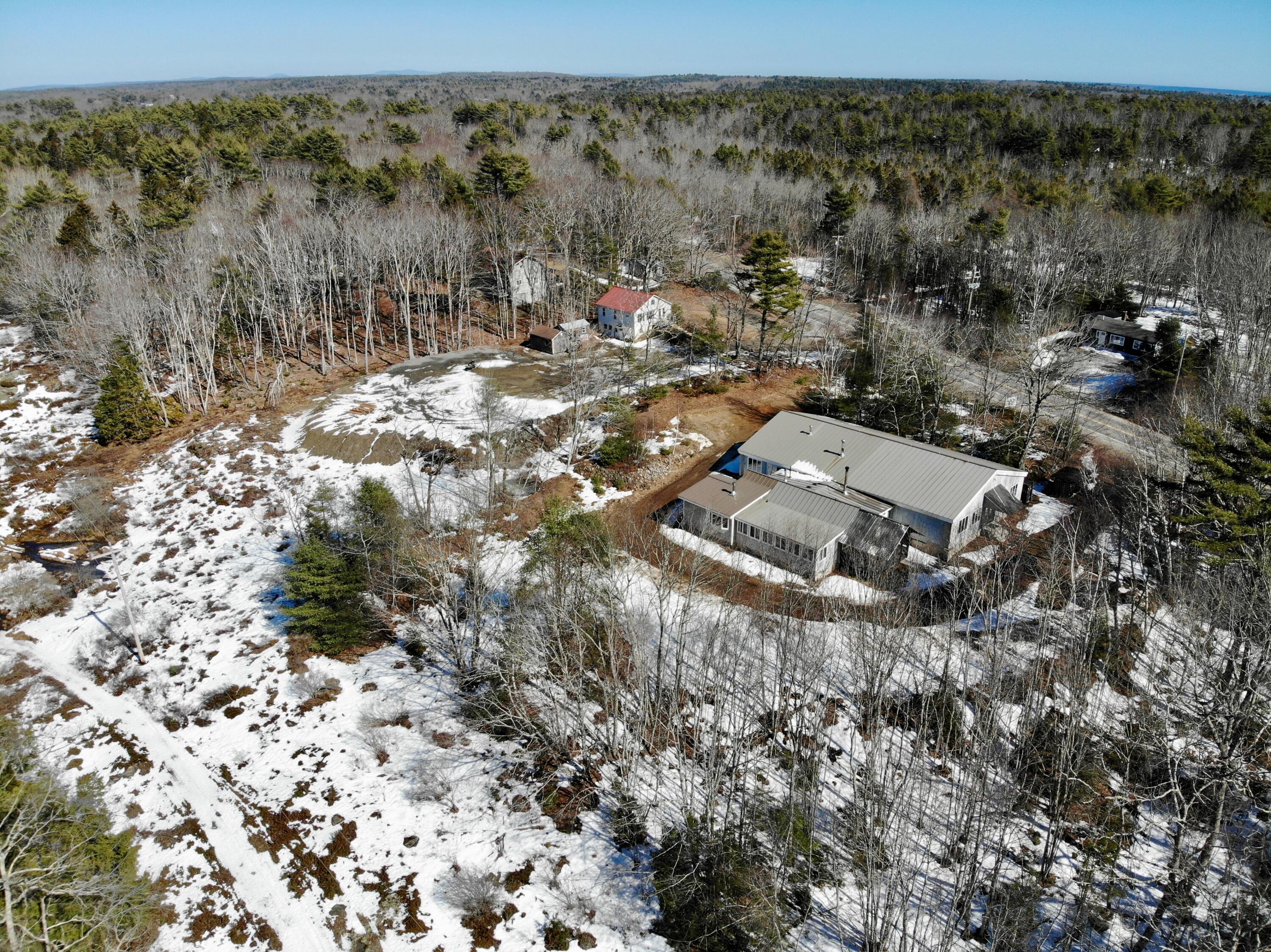 1443 Bristol & Tbd Split Rock Road Bristol, ME 04539 - Photo 22 of 43 Overhead View looking North