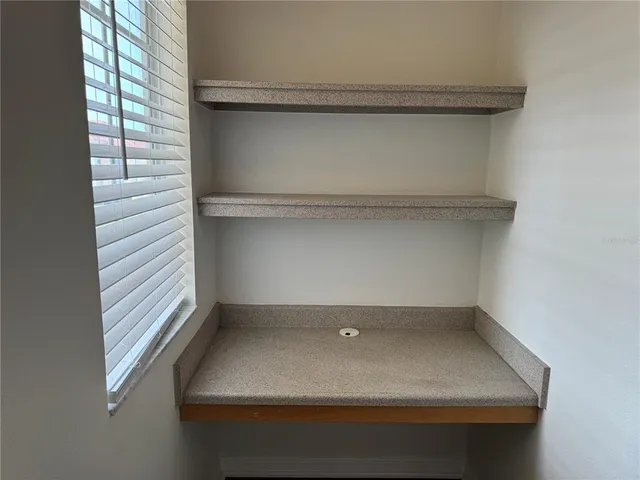 a view of a small space