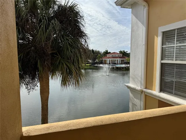 a view of outdoor space with seating area