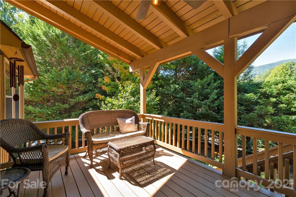 243 Rivermont Drive Canton, NC 28716 - Photo 11 of 29 a view of a chairs and table in the balcony